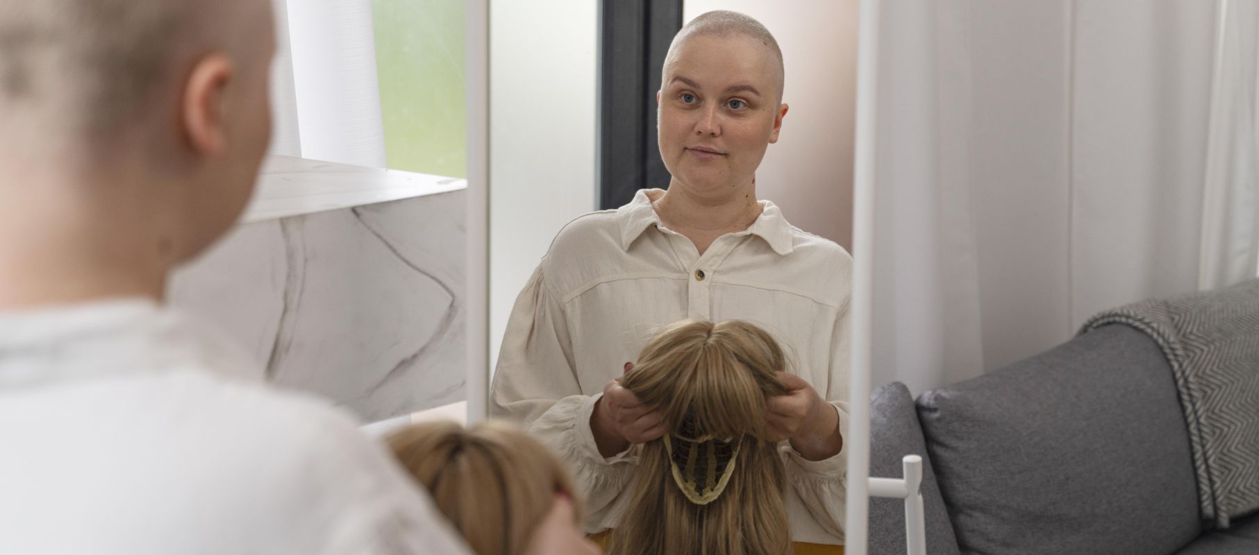 Wigs for <span style=color:#FED23D;>chemotherapy and Alopecia </span>